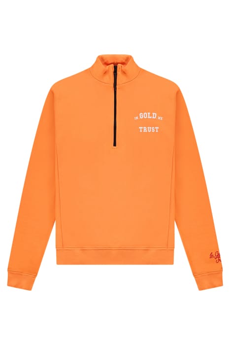 THE SLIM HALF ZIP SUN ORANGE 1