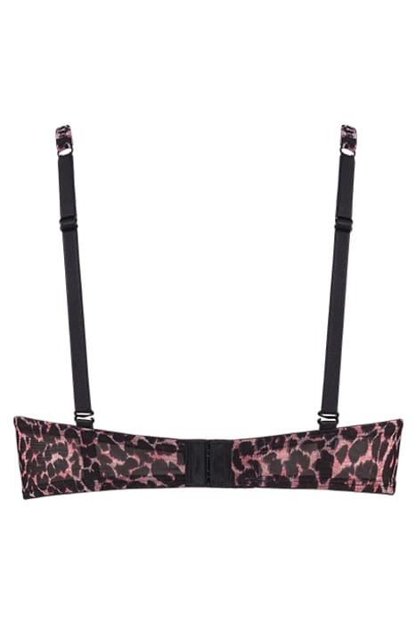 NIGHT FEVER BLACK PINK LEOPARD PUSH UP BRA 4