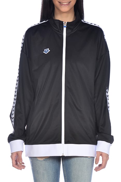 UNISEX TEAM JACKET OVERSIZE BLACK WHITE BLACK 2