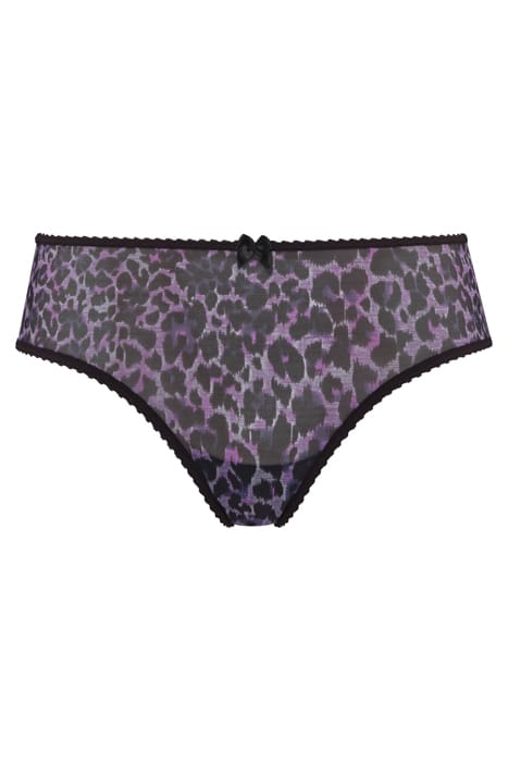 PEEKABOO BLACK PURPLE LEOPARD BRAZILIAN BRIEFS 3