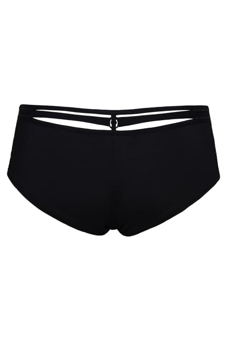 SPACE ODYSSEY BLACK LACE AND SAND BRAZILIAN SHORTS 4