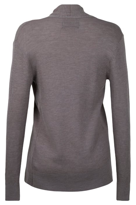MODE MERINO OPEN CAR WOOD BROWN MARL 2