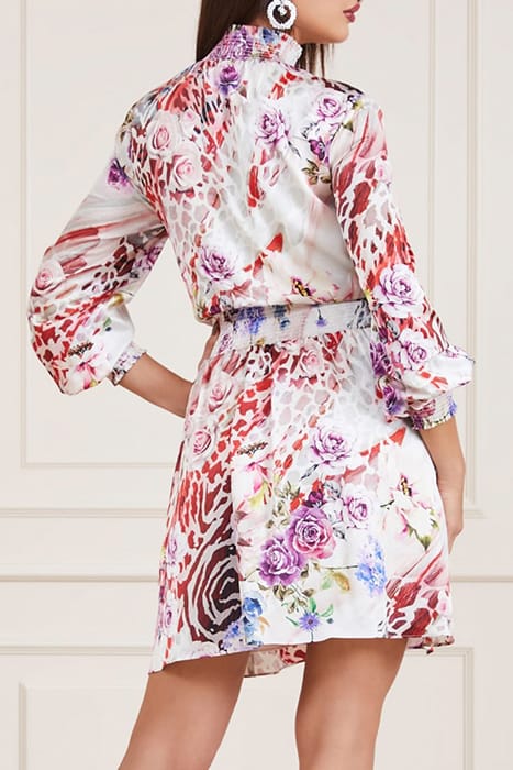 MARCIANO BY GUESS CLELIA DRESS ROSE SHADOW PRINT 2