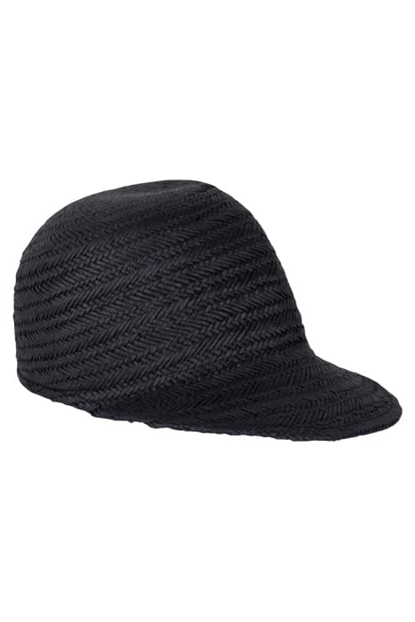 GEMMA STRAW CAP BLACK 1