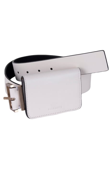TERI BAG BELT WHITE/WARM BRASS 2