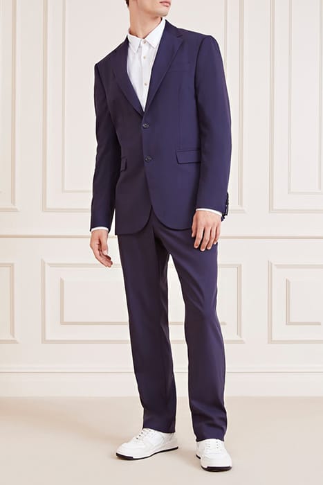 MARCIANO BY GUESS SEAN 2B NOTCH BLAZER SMART BLUE 3