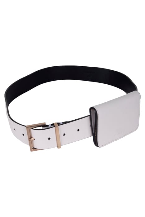 TERI BAG BELT WHITE/WARM BRASS 1