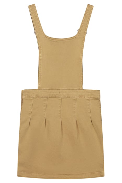 REINA DUNGAREE SKIRT CAMEL 4