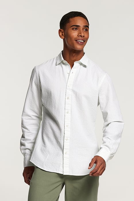 SHAWN SEERSUCKER SHIRT SEA FOAM GREEN 1