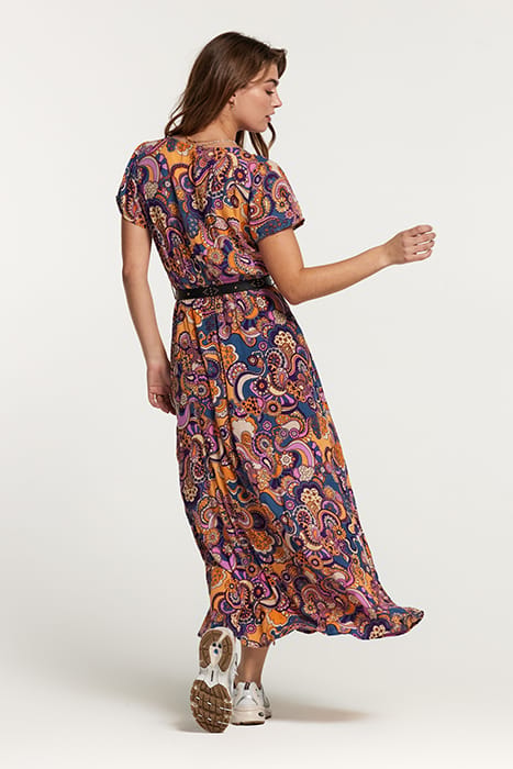 LADIES BRAZIL DRESS WOODSTOCK WAVE MULTI COLOR 4