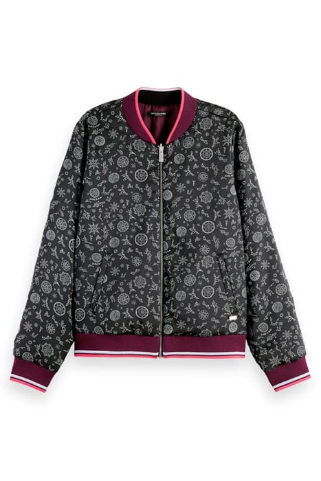 REVERSIBLE PADDED BOMBER JACKET IN RECYCLED POLYESTER PLANET 1