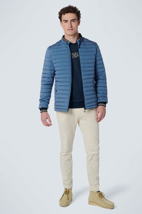 JACKET SHORT FIT PADDED BLUE 3