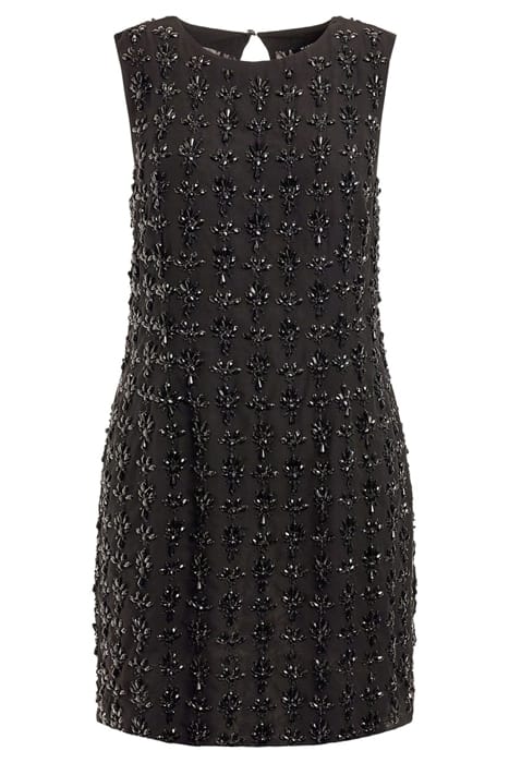 MARCIANO BY GUESS JEANIE BEADED DRESS JET BLACK MULTI 6