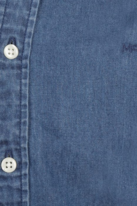 CHAMBRAY SHIRT MEDIUM BLUE 5
