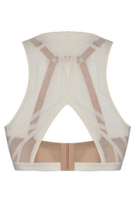 THE ILLUSIONIST TRANSPARENT PRISTINE PLUNGE BRA 4