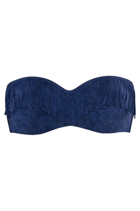ALABAMA SWING DEEP BLUE WAVES STRAPLESS BIKINI TOP 3