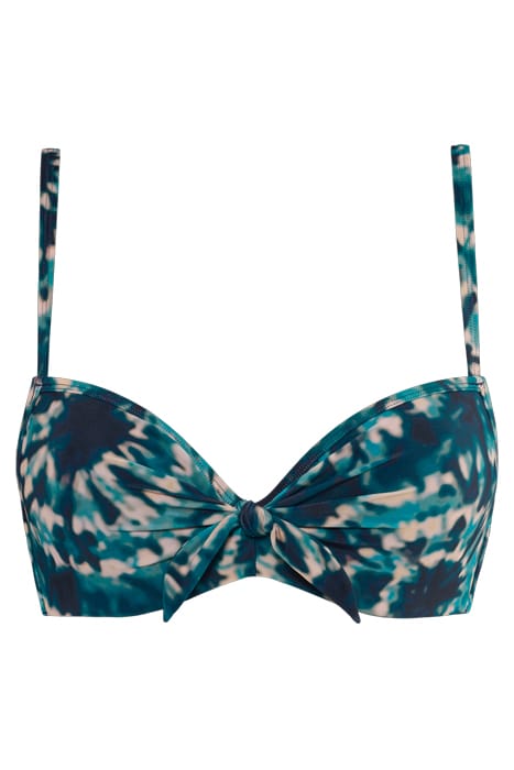 LOTUS BLUE AND GREEN PUSH UP BIKINI TOP 3
