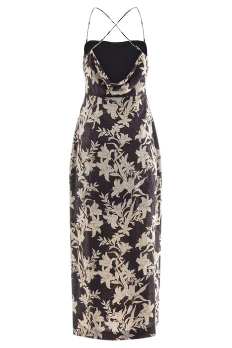 MARCIANO BY GUESS SUNBURST BLACK DRESS SUNBURST BLACK PRINT 4