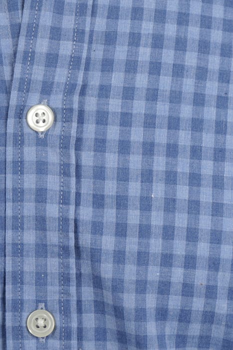 SMALL TONAL CHECK SHIRT MEDIUM BLUE 5
