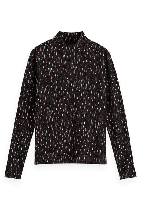 ALL-OVER PRINT SLIM-FIT LONG SLEEVE T-SHIRT IKAT RAIN 1