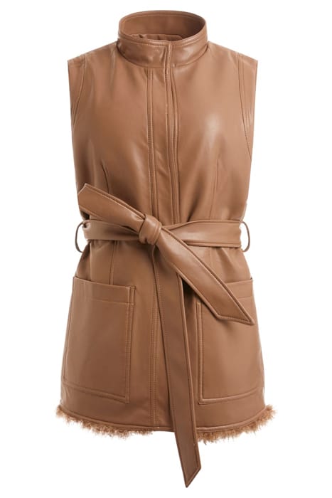 MARCIANO BY GUESS SUSY VEST TRUFFLE DUST MULTI 4