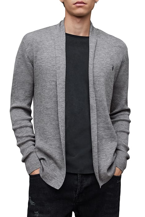 MODE MERINO OPEN CAR GREY MARL 1