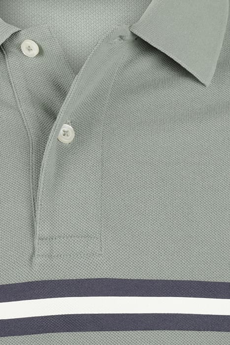 BLOCK STRIPE POLO SAGE 3