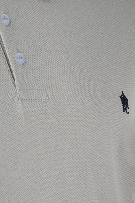 TIPPED PIQUE POLO NEW SAGE / MARINE 3