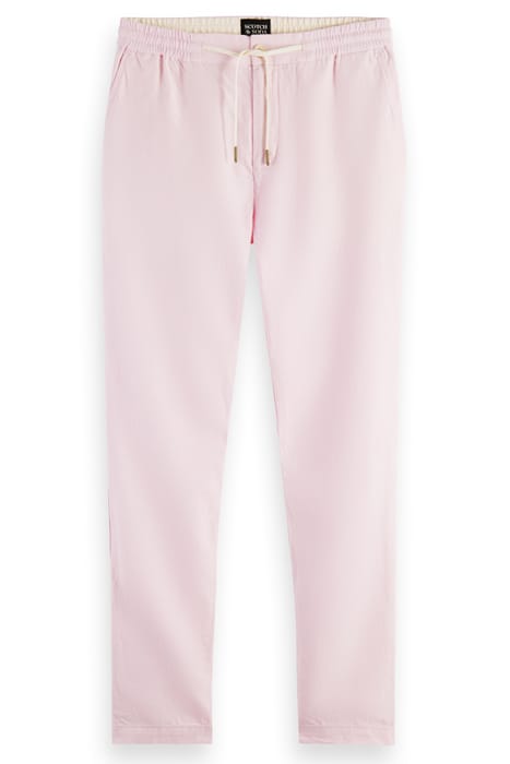 WARREN COTTON/LINEN TWILL JOGGER ROSE 1