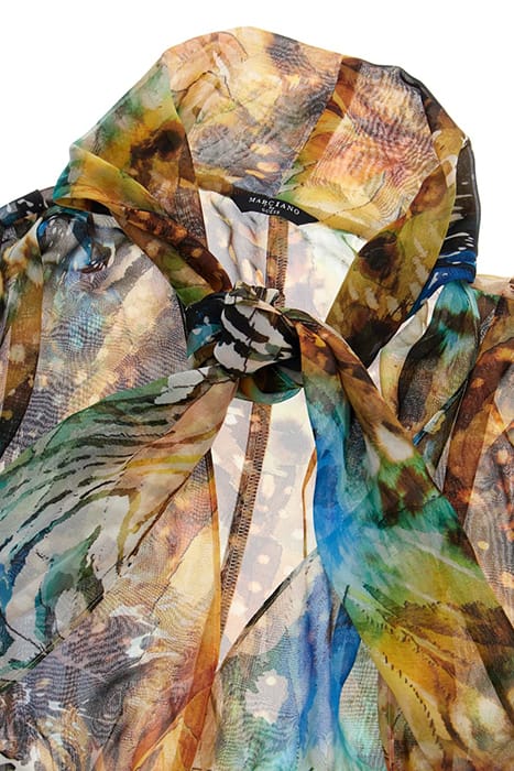 MARCIANO BY GUESS TAMARA BLOUSE EUTOPIA PRINT 8