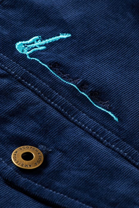FINE CORDUROY TRUCKER JACKET STEEL 9