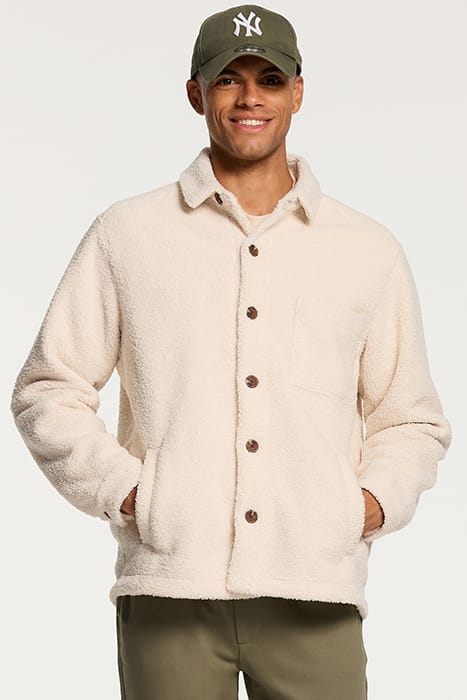 TEDDY JACKET TORTILLA WHITE 1