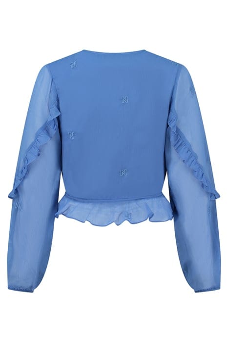SAMANTHA BLOUSE BLUE LAGOON 2