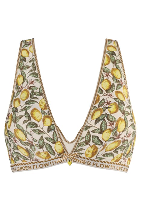 MAMBO AMALFI LEMON PRINT PUSH UP BRA 3
