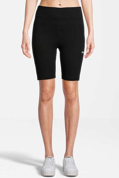 BUCKAUTAL HIGH WAIST SHORT LEGGINGS BLACK 1