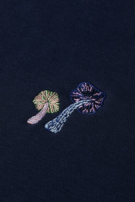 ALLOVER EMBROIDERED SWEATSHIRT STEEL 7