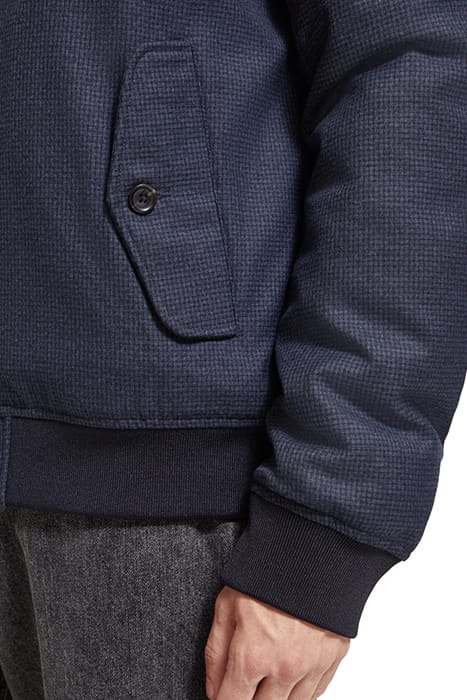 PADDED HARRINGTON JACKET NIGHT MINI CHECK 8