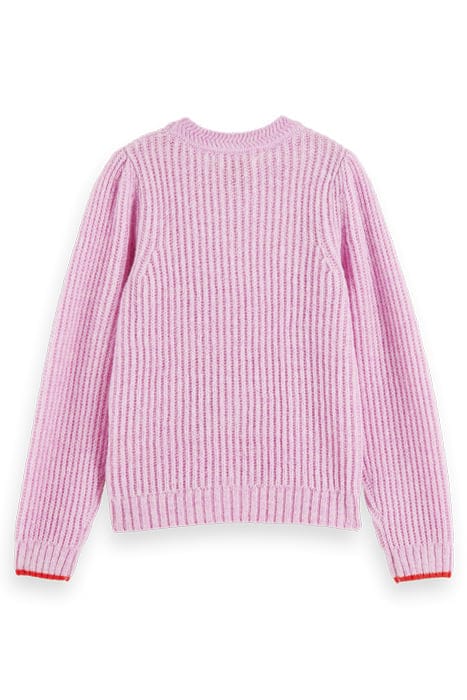 RELAXED-FIT KNOTTED PULLOVER DISCO MELANGE 5
