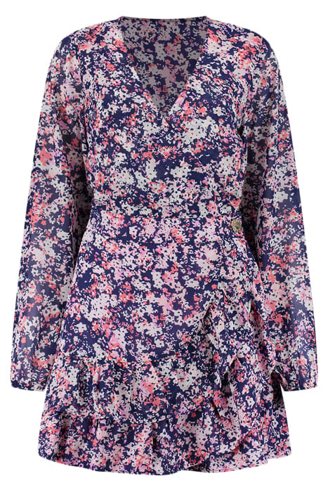 VANESSA DRESS NAVY/CANDY PINK 1