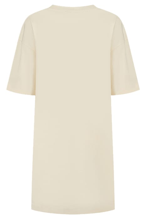 NIKKIE LOGO TEE DRESS PEARL 2