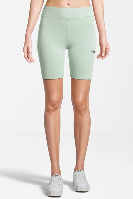 BUCKAUTAL HIGH WAIST SHORT LEGGINGS SILT GREEN 1