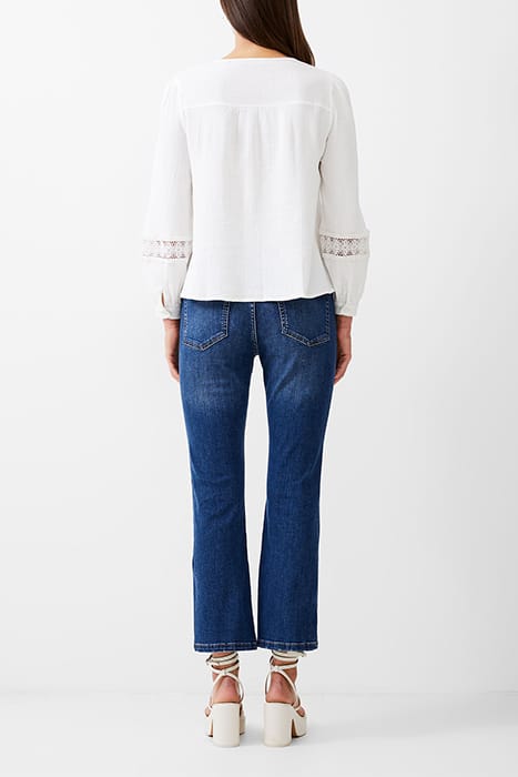 BOHO CHEESECLOTH L/S TOP WHITE 4