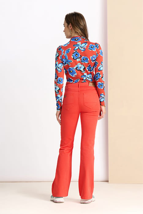 JEANS - KATE FLARE PHOENIX RED 2