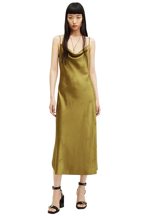HADLEY JACQ DRESS SAP GREEN 1