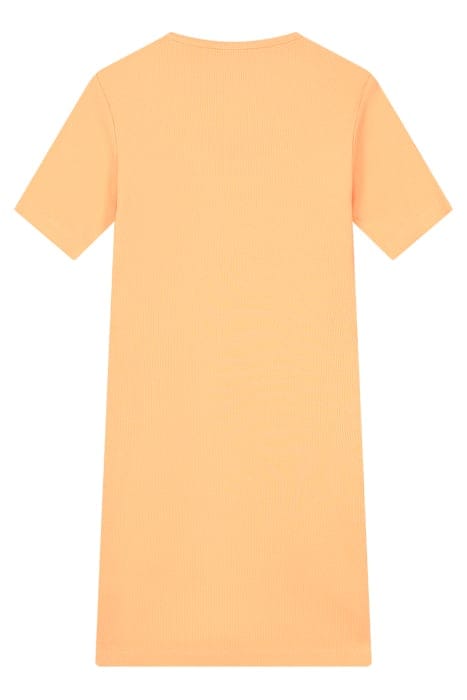 NN CUTOUT RIB DRESS SUNSET ORANGE 2