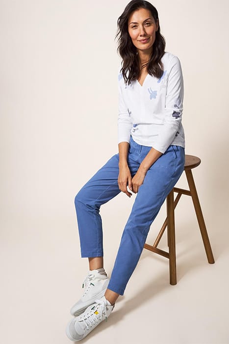 TWISTER CHINO TROUSER MID BLUE 3