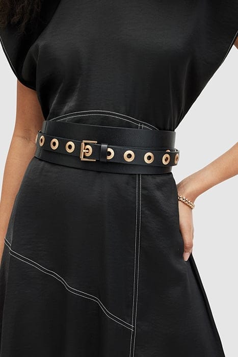 DELILAH ALCOR BELT BLACK/WARM BRASS 2