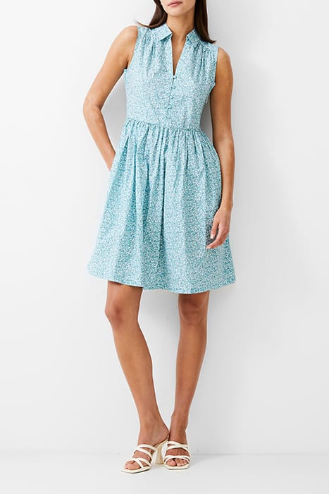 BREYA SLEEVELESS SMOCK DRESS STILL WATER 1