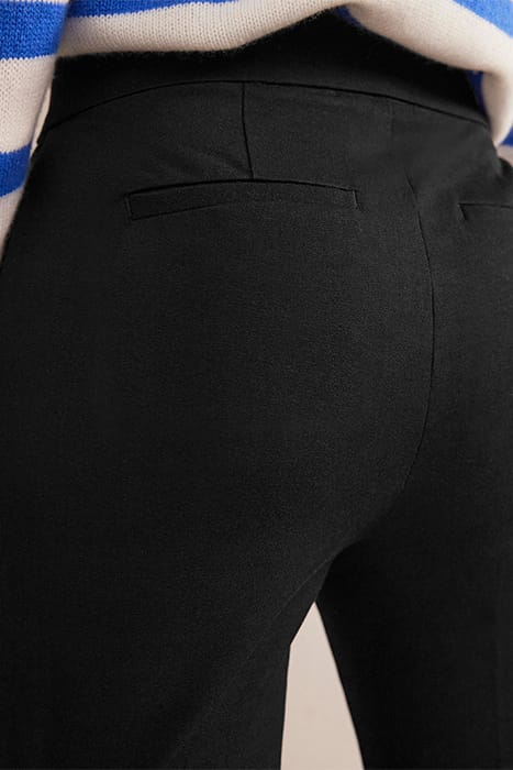 BI-STRETCH CROP FLARE TROUSERS BLACK 5