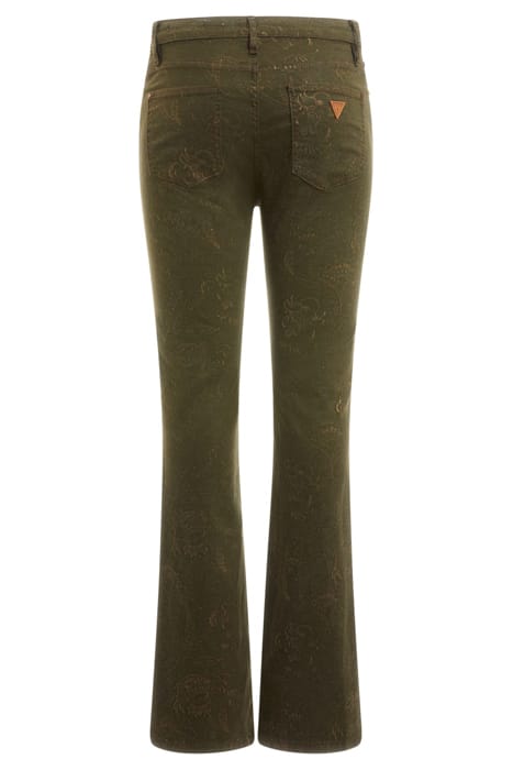 MARCIANO BY GUESS SEXY FLARE DAMASC CAMEL BLACK 5